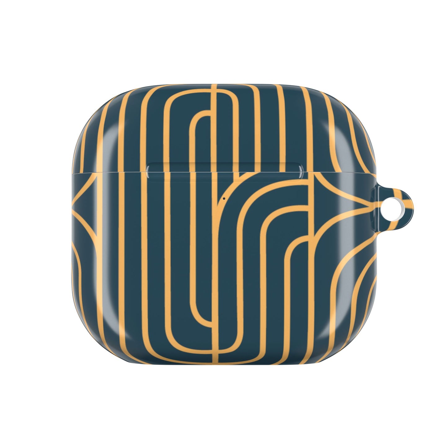 Gold on Teal | Apple Airpods Case