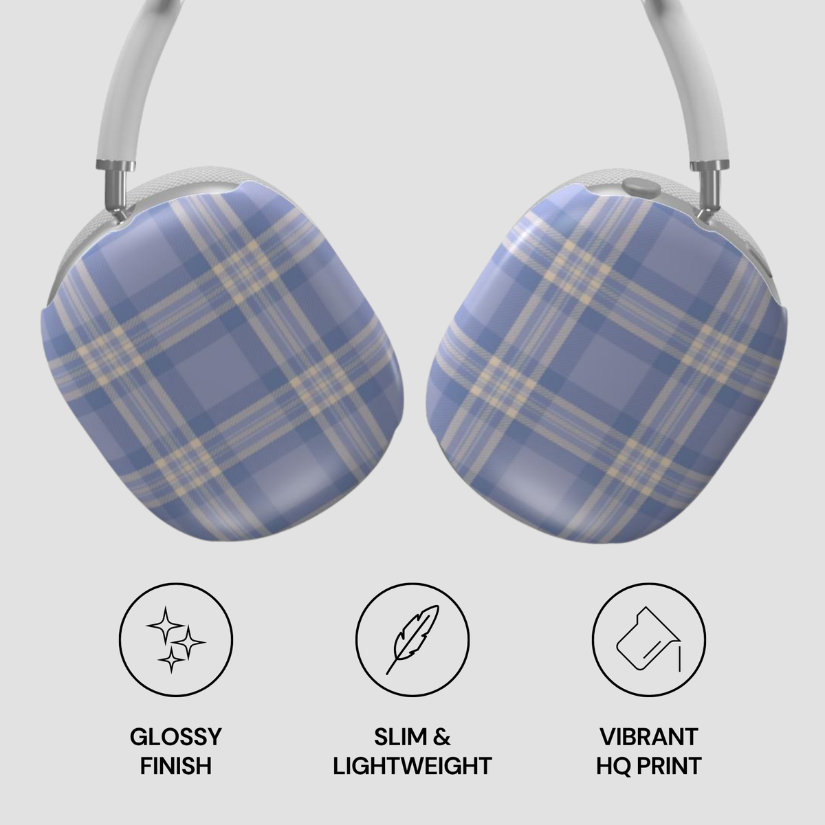 Bluebell Plaid | Apple AirPods Max Case