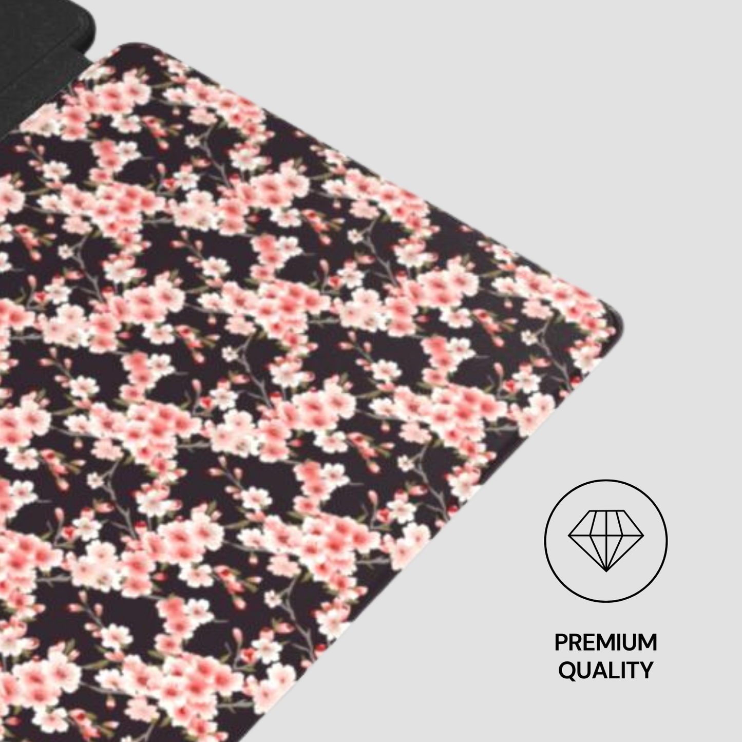 Floral patterned product with 'Premium Quality' label on a light gray background | Casenari