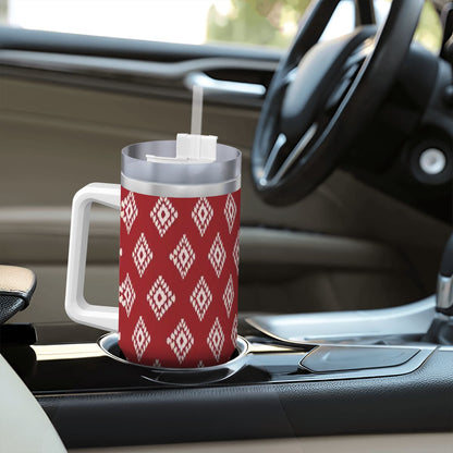 Ruby Ikat | Large Tumbler