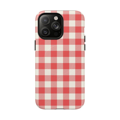 Red Gingham | MagSafe Tough