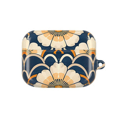 Decorative case with floral pattern on a white background