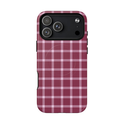 Mulberry Plaid | MagSafe Tough