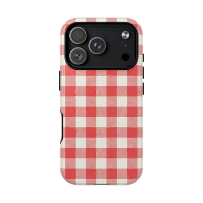 Red Gingham | MagSafe Tough