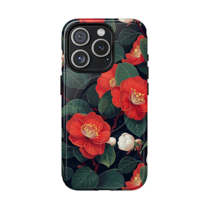 Midnight Camellia | MagSafe Tough