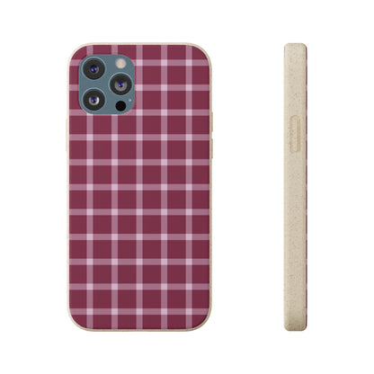 Mulberry Plaid | Biodegradable