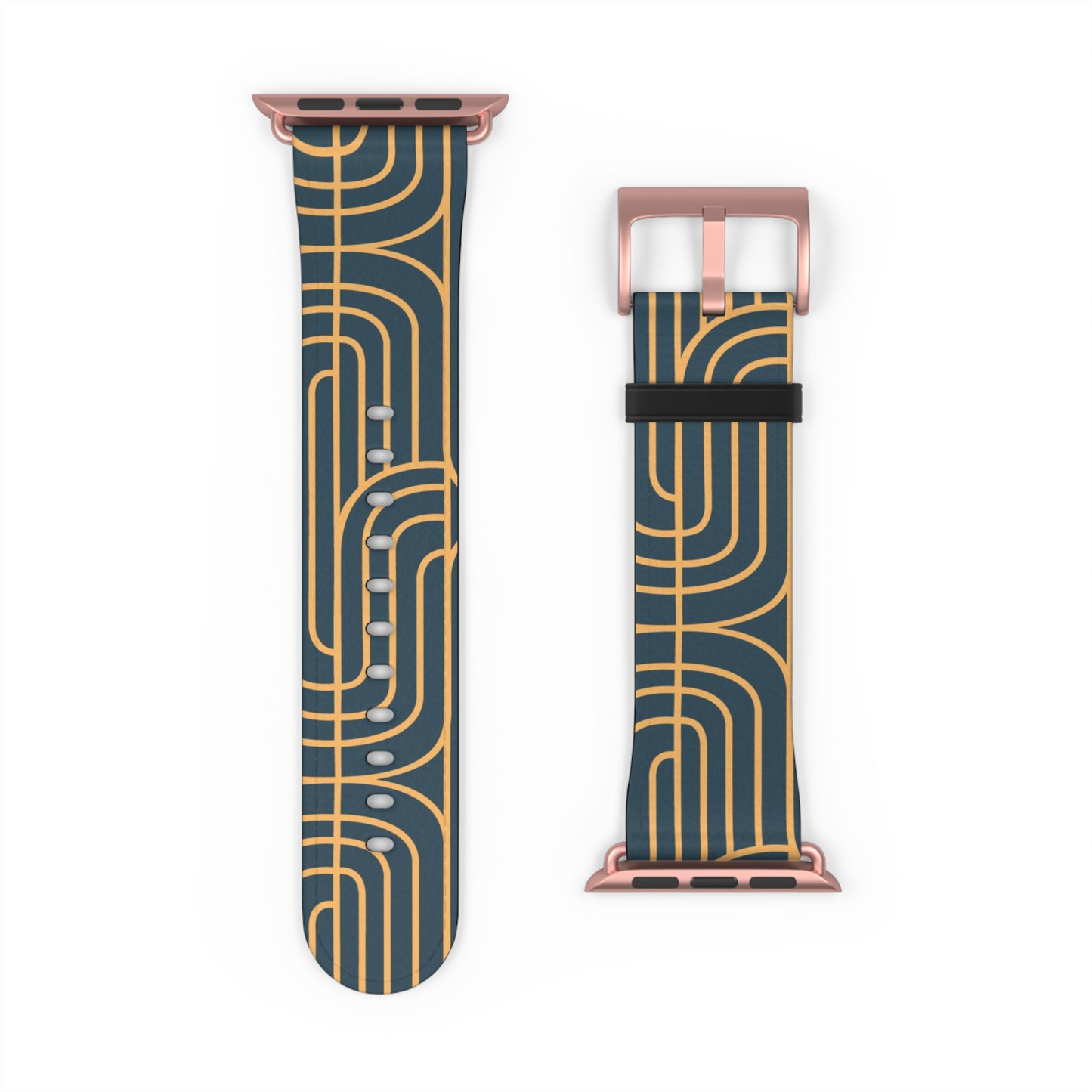 Gold on Teal | Apple Watch Band