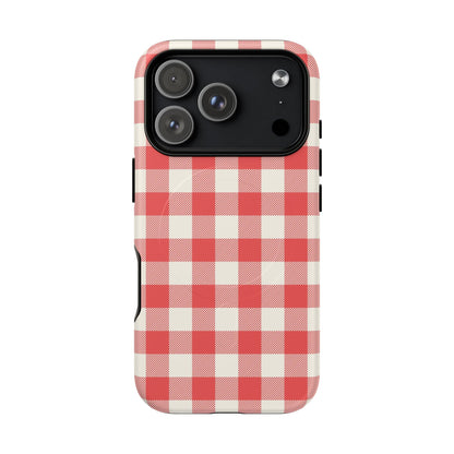 Red Gingham | MagSafe Tough