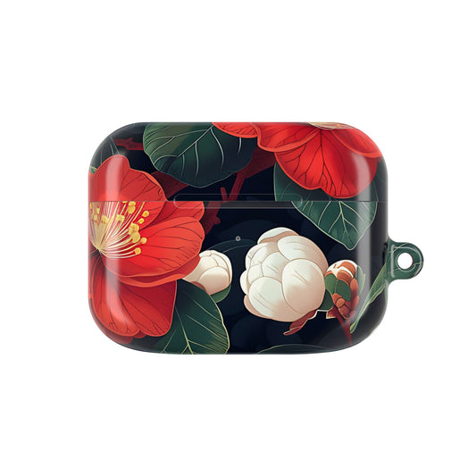 Midnight Camellia | Apple Airpods Case
