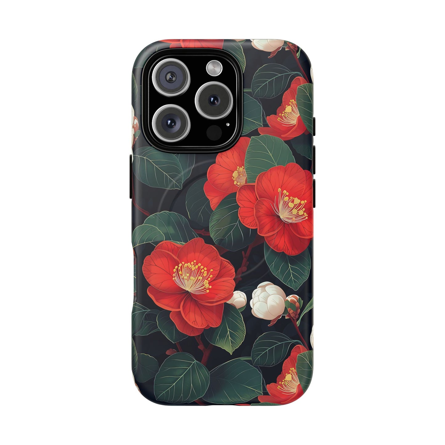 Midnight Camellia | MagSafe Tough