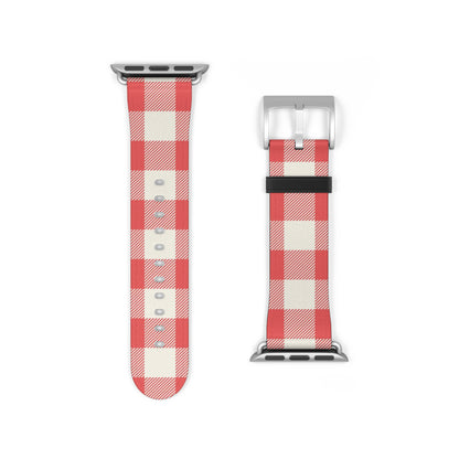 Red Gingham | Apple Watch Band