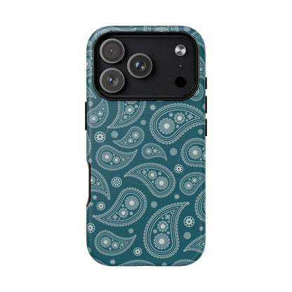 Teal Paisley | MagSafe Tough