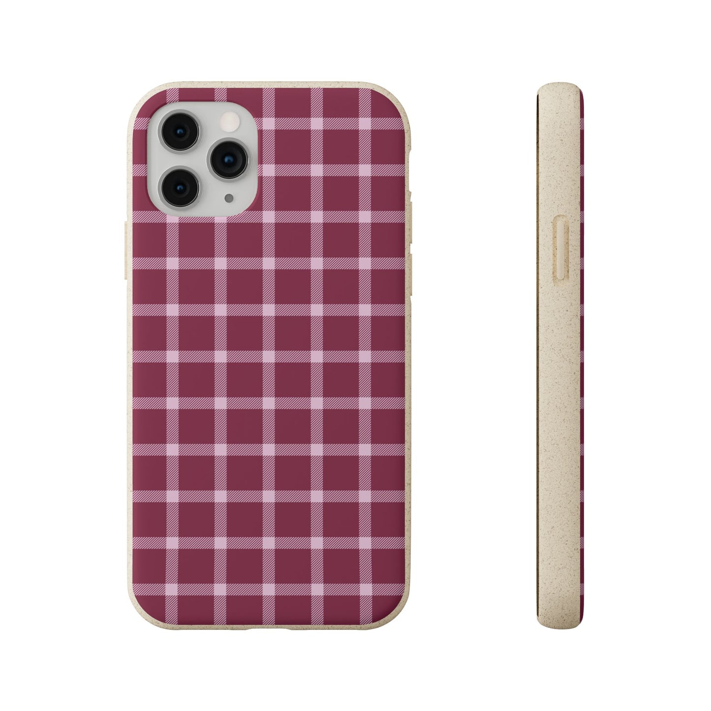 Mulberry Plaid | Biodegradable