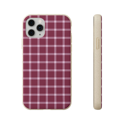 Mulberry Plaid | Biodegradable