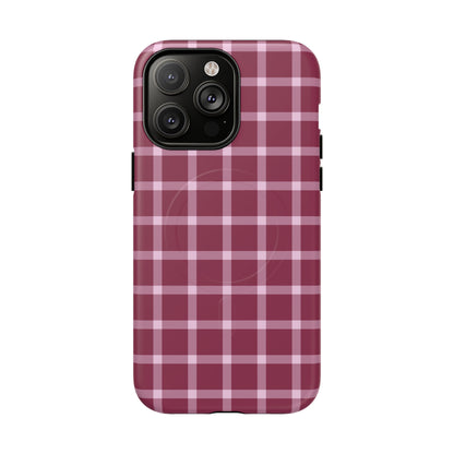 Mulberry Plaid | MagSafe Tough