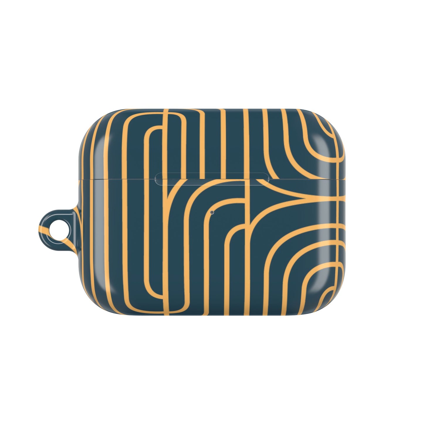 Gold on Teal | Apple Airpods Case