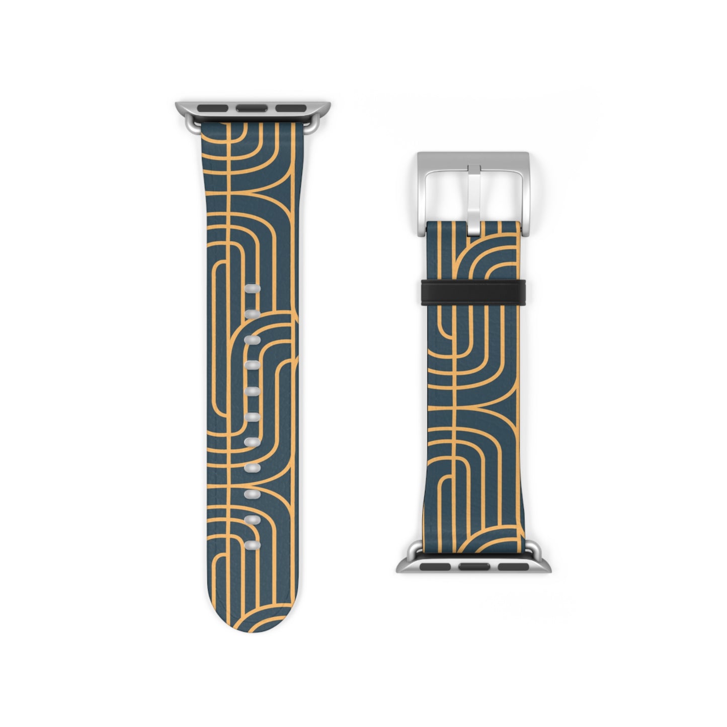 Gold on Teal | Apple Watch Band