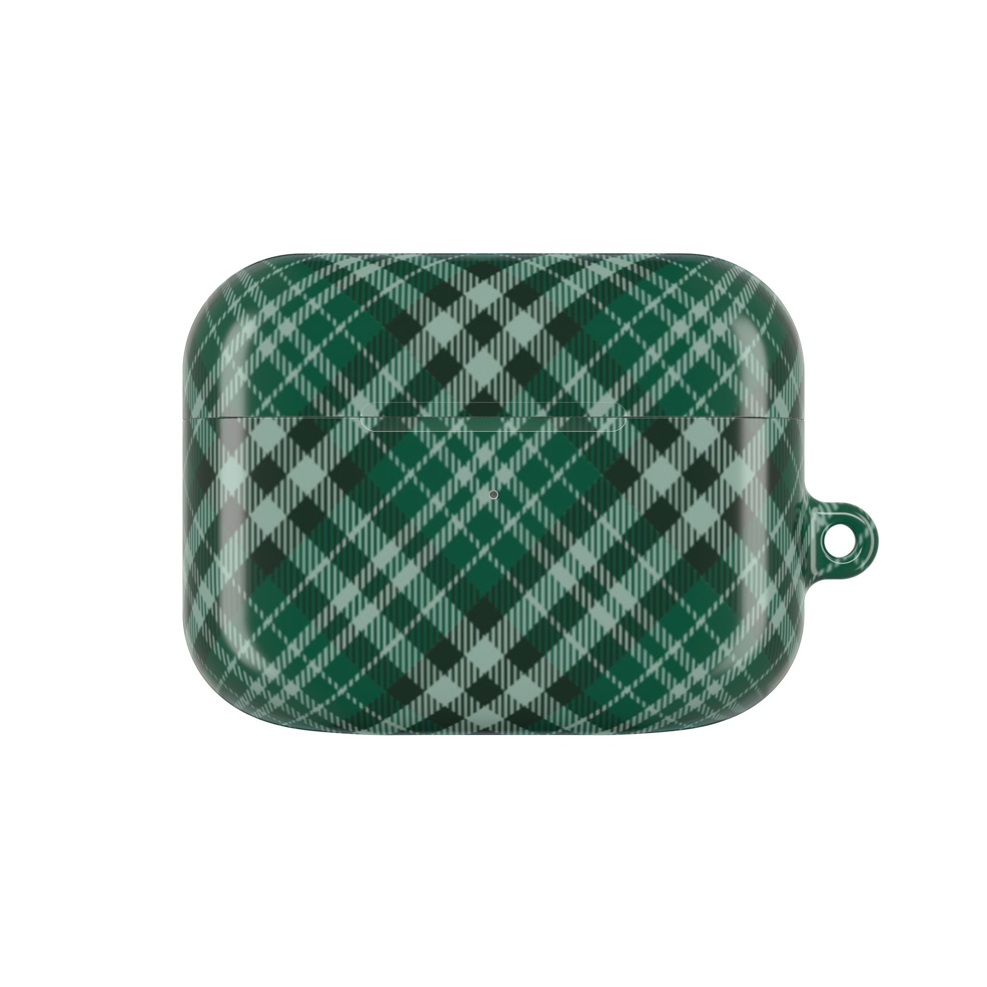 Green plaid patterned case on a white background | Casenari
