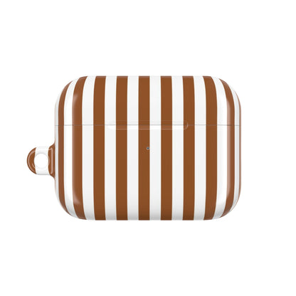 Toffee Stripe | Apple Airpods Case
