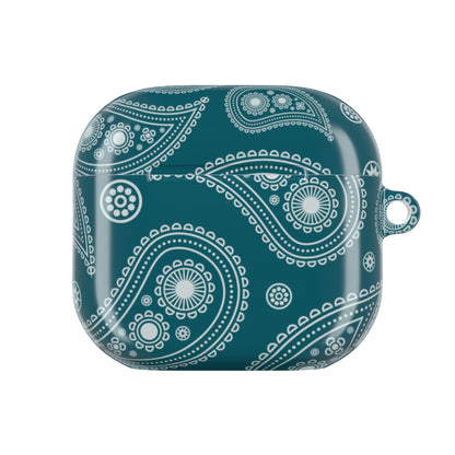 Teal Paisley | Apple Airpods Case