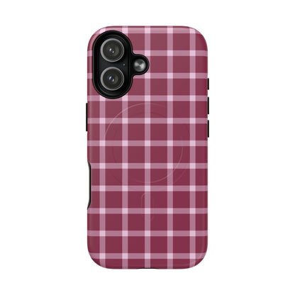 Mulberry Plaid | MagSafe Tough