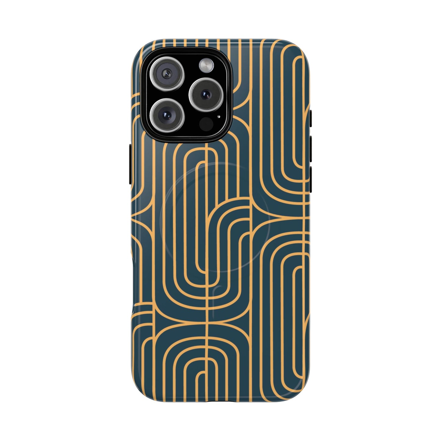 Gold On Teal | MagSafe Tough