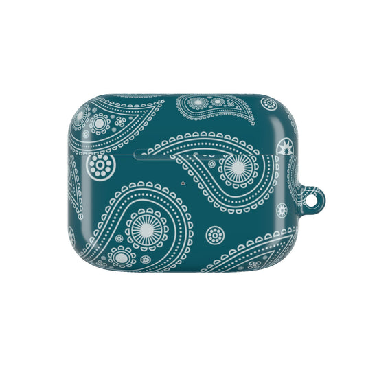 Teal Paisley | Apple Airpods Case