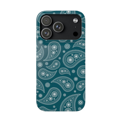 Teal Paisley | Snap