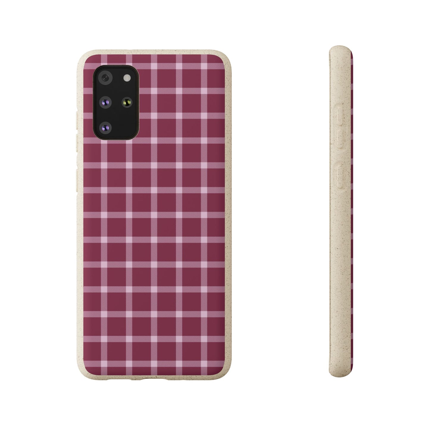 Mulberry Plaid | Biodegradable