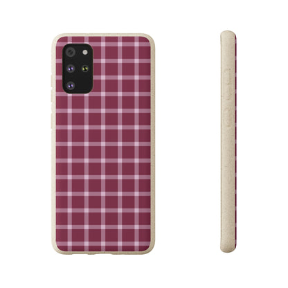 Mulberry Plaid | Biodegradable