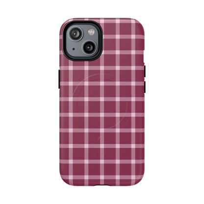 Mulberry Plaid | MagSafe Tough