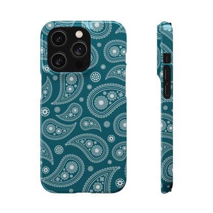 Teal Paisley | Snap