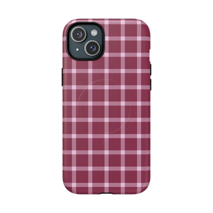 Mulberry Plaid | MagSafe Tough