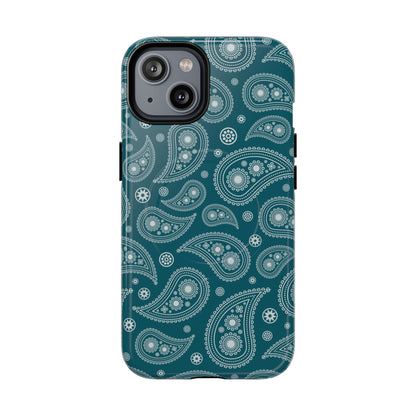 Teal Paisley | MagSafe Tough