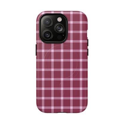 Mulberry Plaid | MagSafe Tough