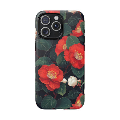 Midnight Camellia | MagSafe Tough