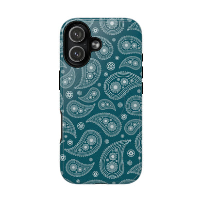 Teal Paisley | MagSafe Tough