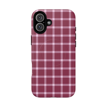 Mulberry Plaid | MagSafe Tough
