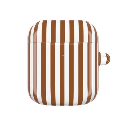 Toffee Stripe | Apple Airpods Case