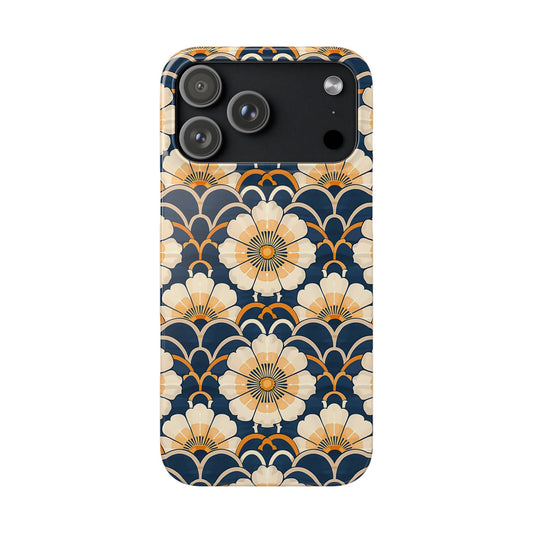 Phone case with floral pattern on a white background