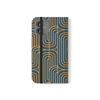 Gold on Teal | Flip