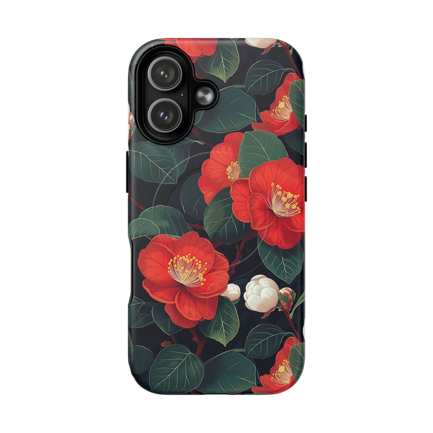 Midnight Camellia | MagSafe Tough