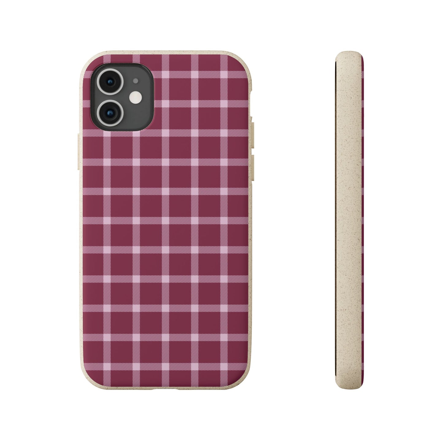 Mulberry Plaid | Biodegradable