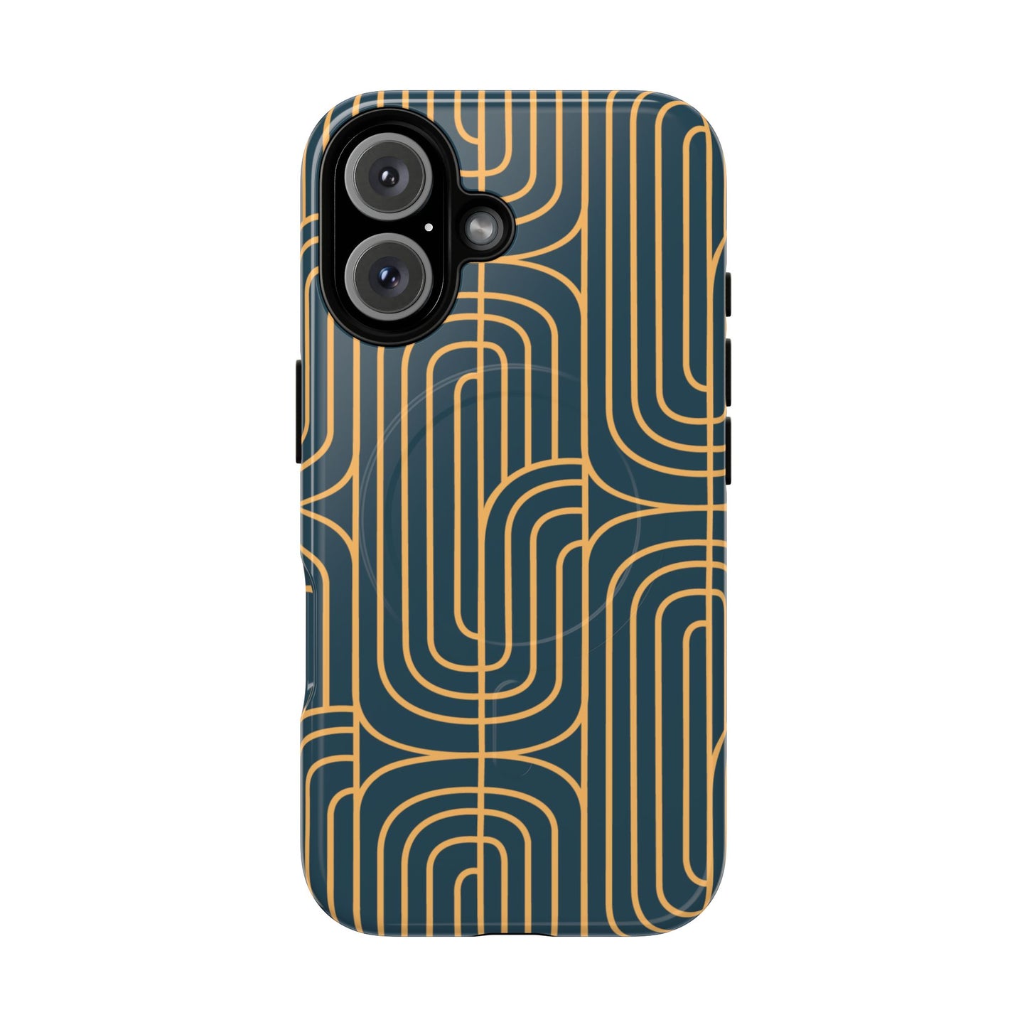 Gold On Teal | MagSafe Tough