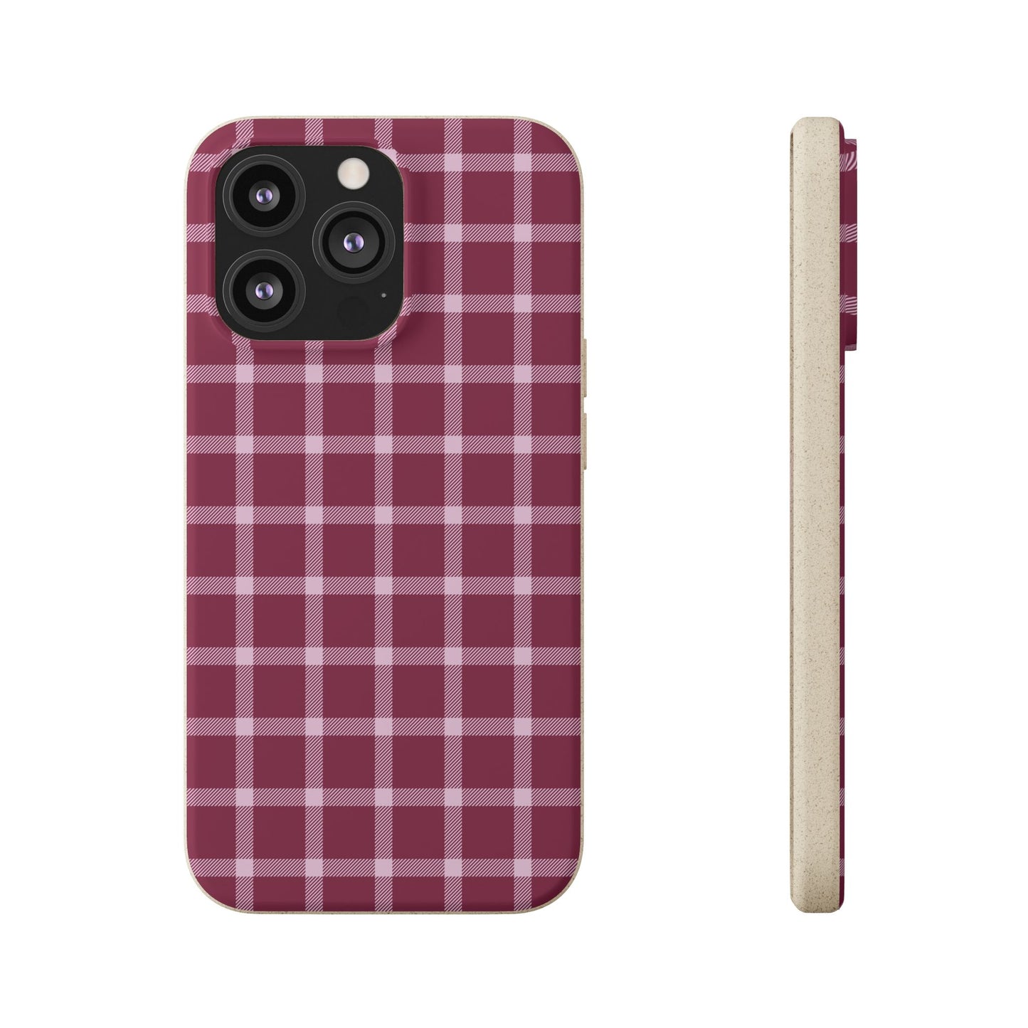 Mulberry Plaid | Biodegradable