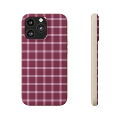 Mulberry Plaid | Biodegradable