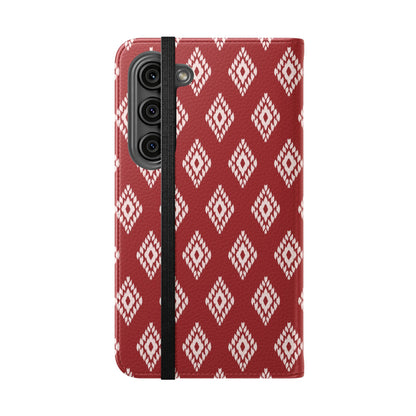 Ruby Ikat | Flip