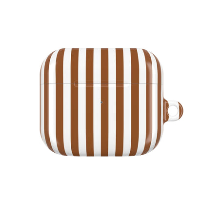 Toffee Stripe | Apple Airpods Case
