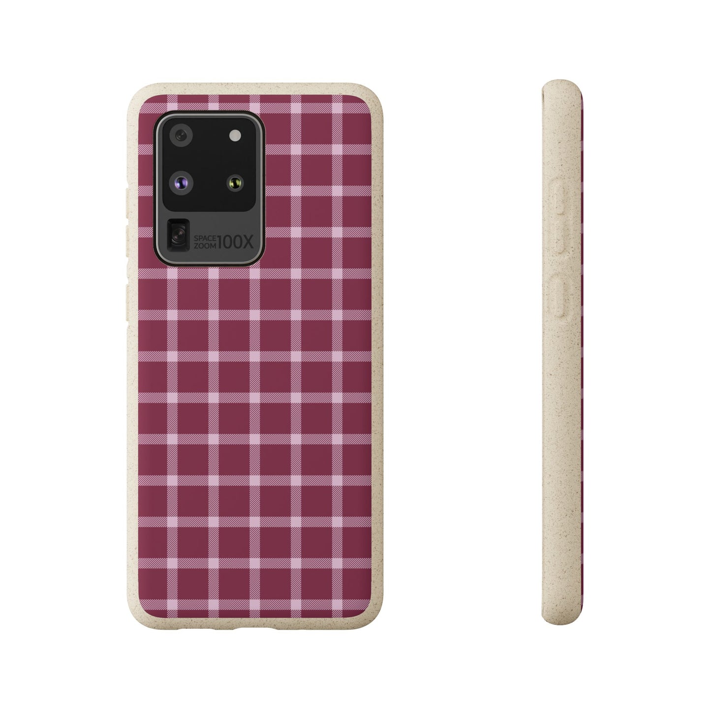 Mulberry Plaid | Biodegradable