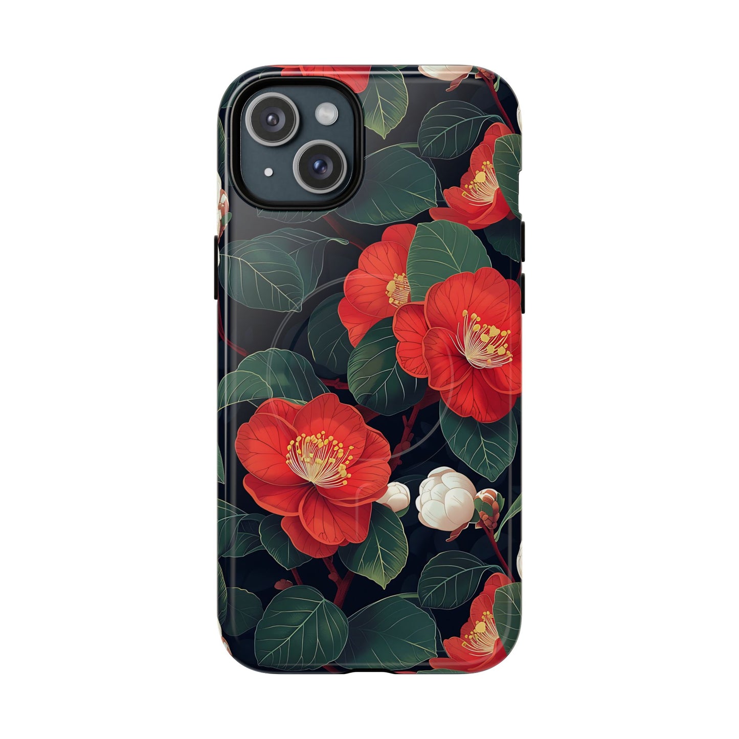 Midnight Camellia | MagSafe Tough
